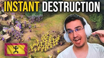 Playing The NEW Malians vs Mongols in AOE4...