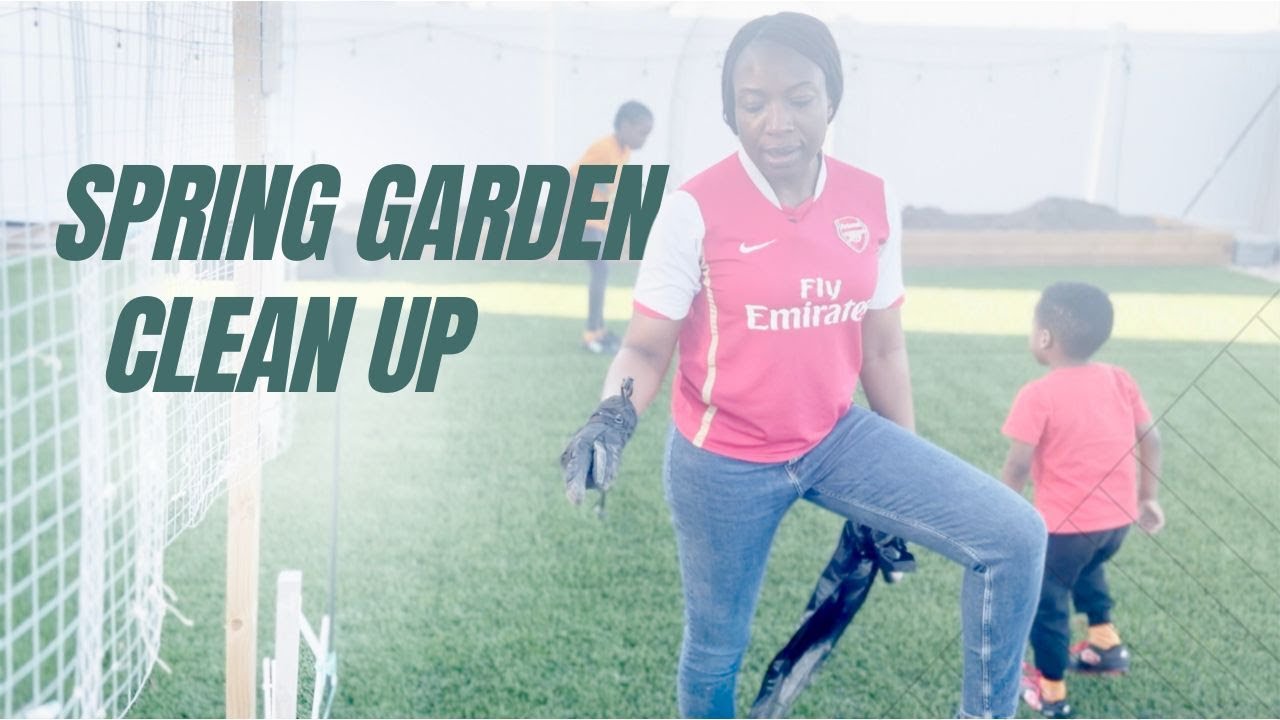 VLOG - Spring Garden Clean Up - YouTube