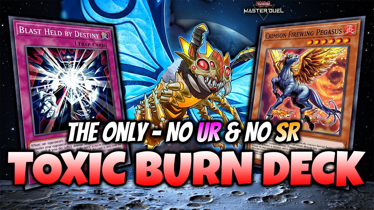 Cheapest Burn Deck in YGO History 🔥 Ignite Opponents' Field with NO UR & SR Deck [Master Duel]