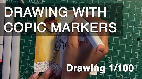 First Time Drawing With Copic Markers