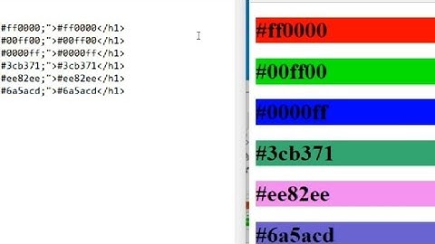 Css colors hexadecimal values and shades of grey with hexadecimal color lesson-5.1(part-3)