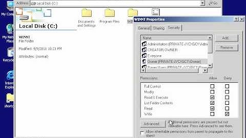 Lock It Back Down (Windows 2000)