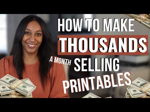 How To MAKE MONEY Selling Printables on Etsy in 2023