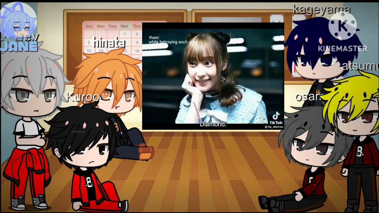 HAIKYUU react to Kenma as chishiya ♡