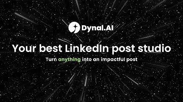 Meet Dynal—Your Best LinkedIn Post Studio 🤖 | Dynal.AI