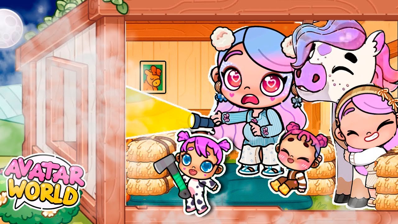 НЕ ХОДИ НОЧЬЮ НА ФЕРМУ 😱💥 ДЕТСКИЙ САД ❗ ИСТОРИЯ AVATAR WORLD 💕 РУТИНА СЕМЬИ ОБНОВЛЕНИЕ СЕКРЕТ СЕРИАЛ