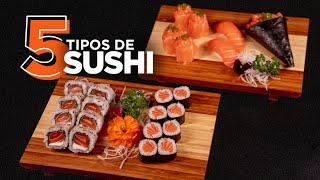 Onde usar cada parte do salmão? 5 TIPOS DE SUSHI para aproveitar todo o peixe | Como fazer Sushi