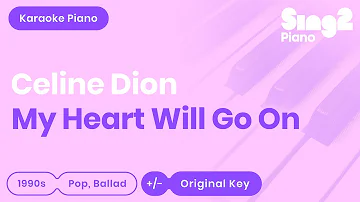 Céline Dion - My Heart Will Go On (Piano Karaoke)