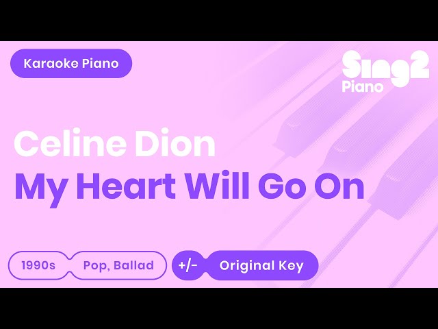 Céline Dion - My Heart Will Go On (Piano Karaoke) class=