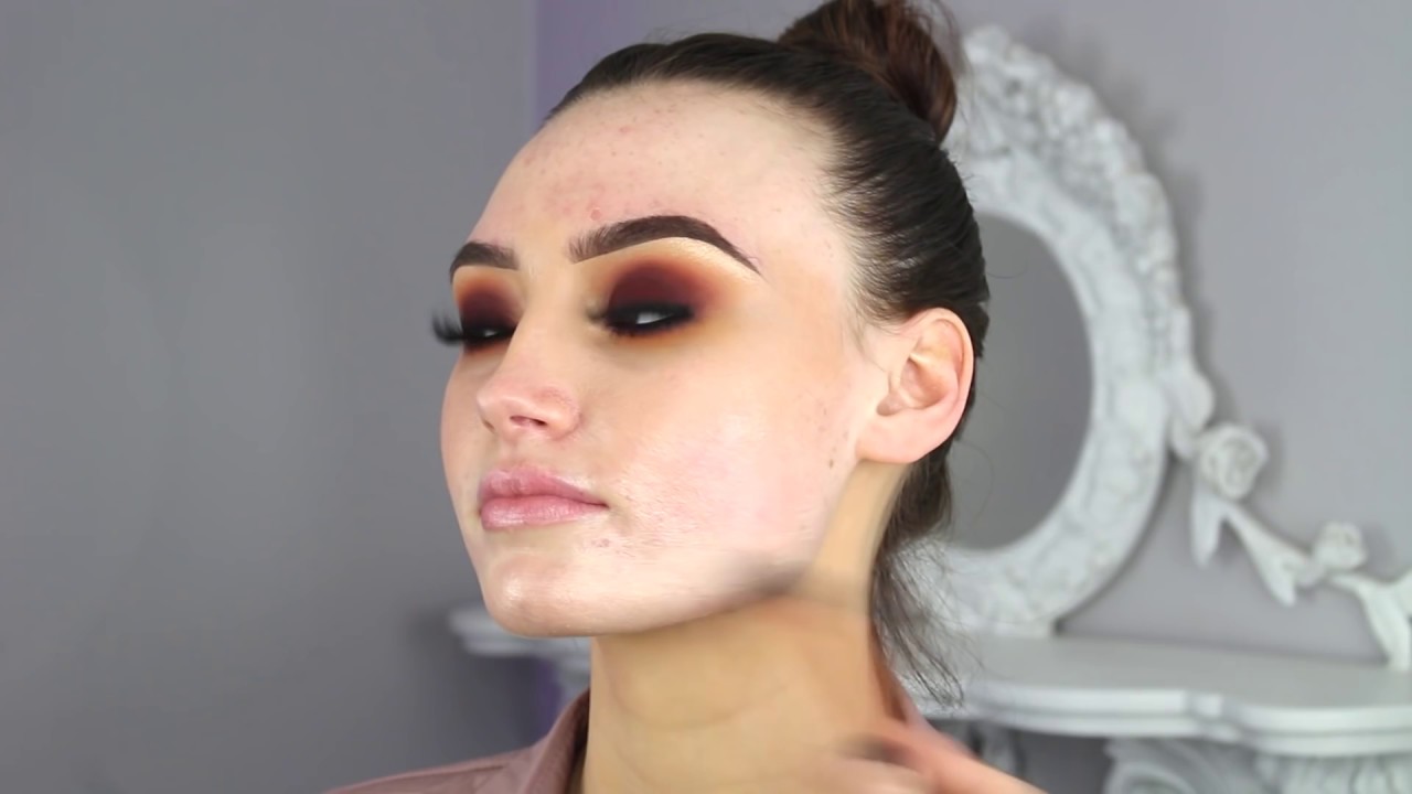 SUNSET Blown Out Makeup Look YouTube