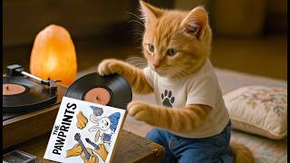🎵 Gingy Cat’s Vinyl Listening Evening: Music, Moonlight, and a Catnap 🌙🐾 screenshot 4