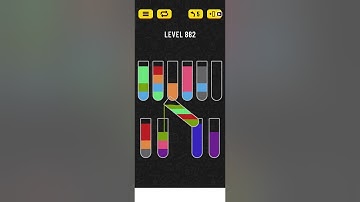 Water sort puzzle Level 882