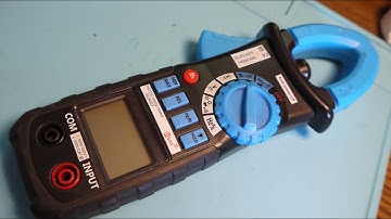 Hall sensor BSide ACM03 DC clamp meter calibration checking and fixing