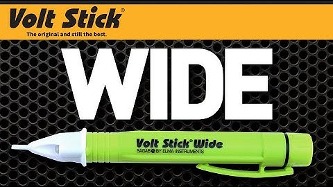 Volt Stick WIDE dual sensitivity Voltage Tester (50v / 12v)