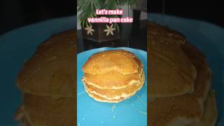 Let's make very easiest and tasty vannilla pan cake at home with my recipe 😋#shorts #food#shortvideo