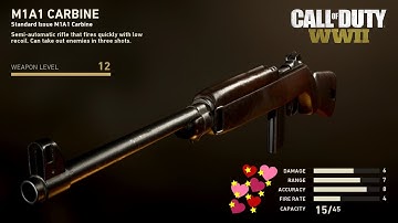 Call of Duty: WWII Private Beta | M1A1 Carbine - My New Favorite! (CoD:WWII)