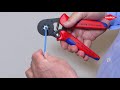 Plica-KNIPEX-VA-975314-FR Pince à sertir pour embouts, entrée latérale