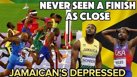 MUST SEE JAMAICANS ROBBED AFTER NOAH LYLES BEAT KISHAN THOMPSON 100 METERS OLYMPIC PARIS