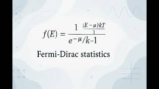 Fermi-Dirac Statistics - Scientific Definition