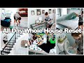 All Day Whole House Clean With Me 2023 Messy House Reset Fall Deep Cleaning Motivation