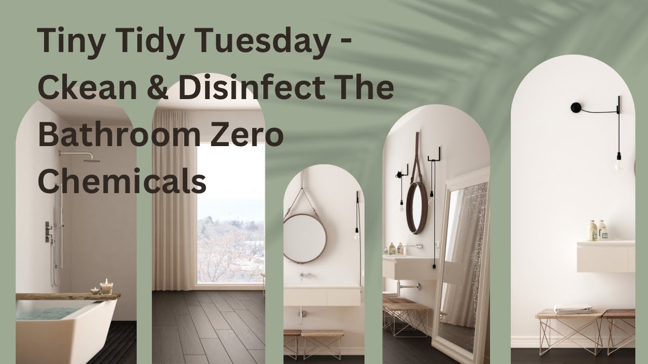 Think Clean Disfect Clean & Disinfect The Bathroom With Zero Chemicals - Tiny Tidy Tuesday ...