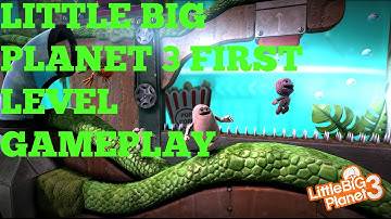 Little Big Planet First Level !! (LBP GAMEPLAY)