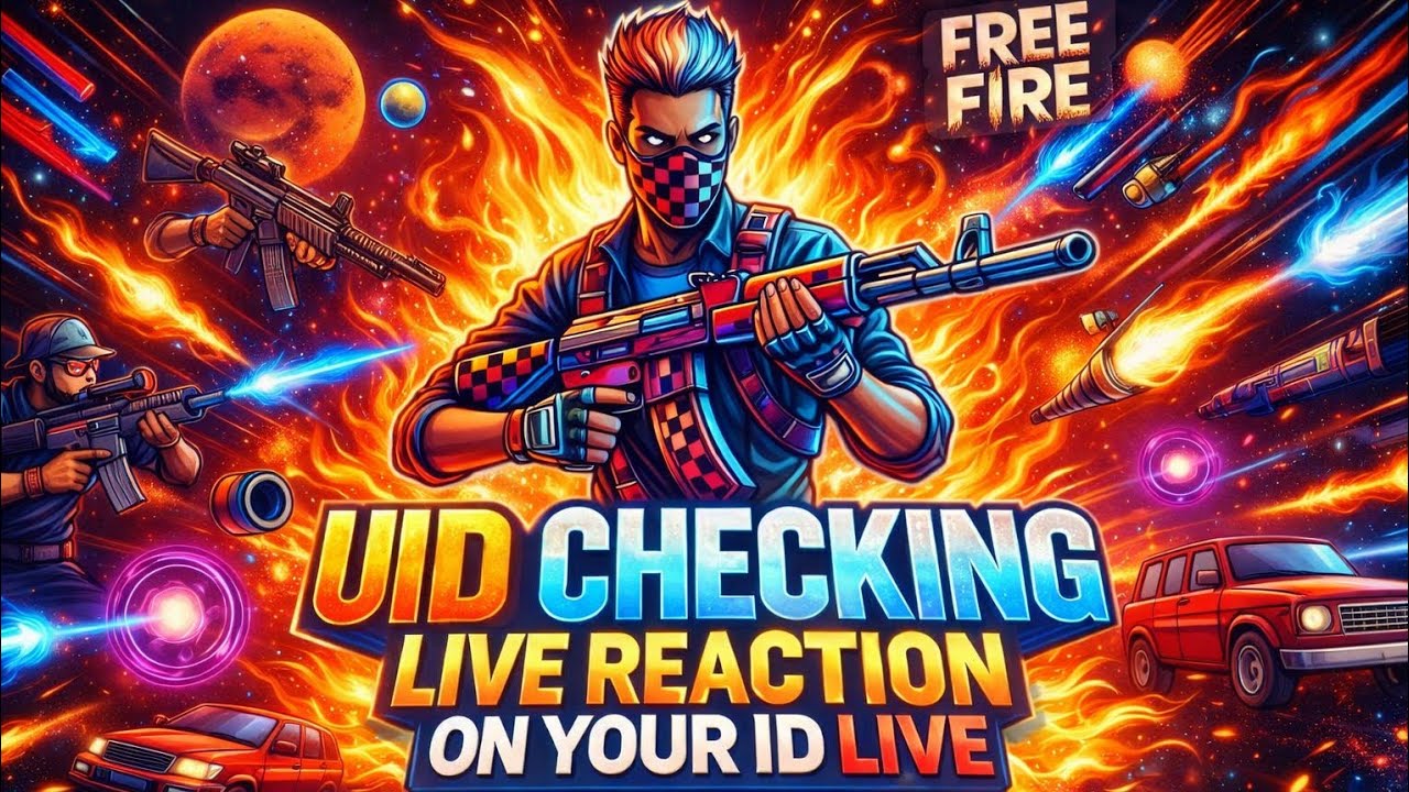 FREE FIRE UID CHECKING 🔥 LIVE REACTION 😱 | BIG ID SMALL ID |