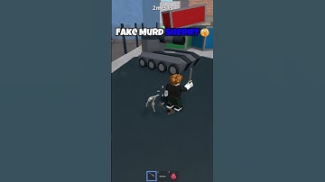 FAKE MURDERER SHERIFF TROLLING IN MM2 🤣 #mm2 #roblox #robloxshorts #shorts