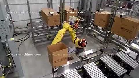 Automatic box robot hand forming erecting machine carton box feeder