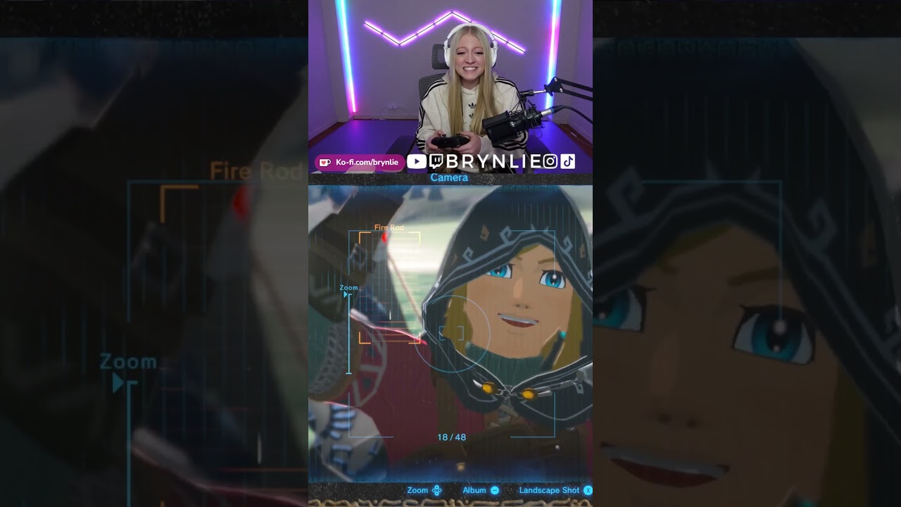 I HAD NO IDEA Link could selfie 😎 the legend of zelda breath of the wild