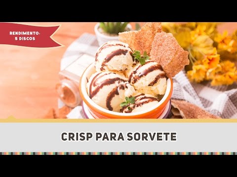 Crisp Para Sorvete - Receitas de Minuto EXPRESS #222