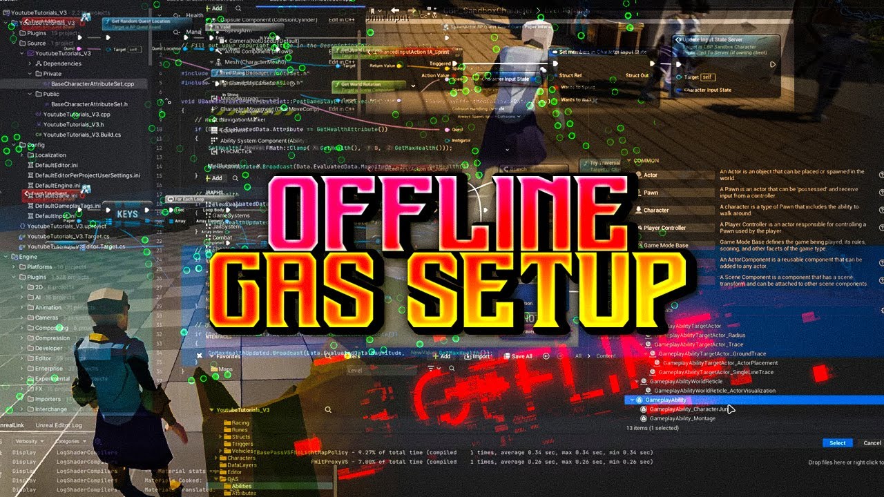 How to Install & Use GAS in Unreal Engine 5 (Single Player Focus) | UE5 ...