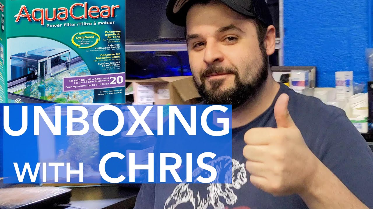 unboxing AquaClear 20 with Chris from Boardroom Aquariums YouTube