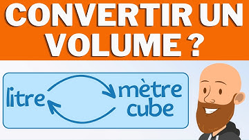 Comment convertir un volume en mètre cube (m3) en litres ? Conversion de volume