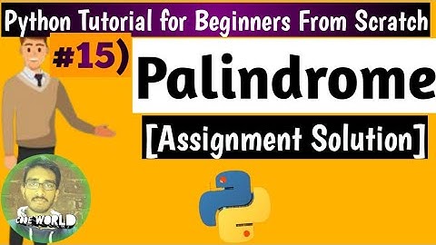 #15 program palindrome or not|Python IDE|Python Tutorial for Beginners[From Scratch]|Python Tutorial