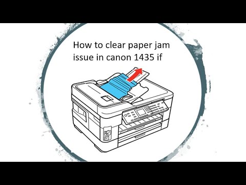 How to Clear Paper jam issue in Canon 1435 if Printer latest 2021