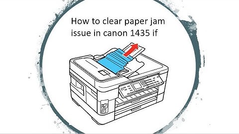 How to Clear Paper jam issue in Canon 1435 if Printer latest 2021