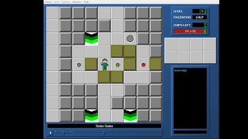 CCLP3 level 143 solution - 746 seconds