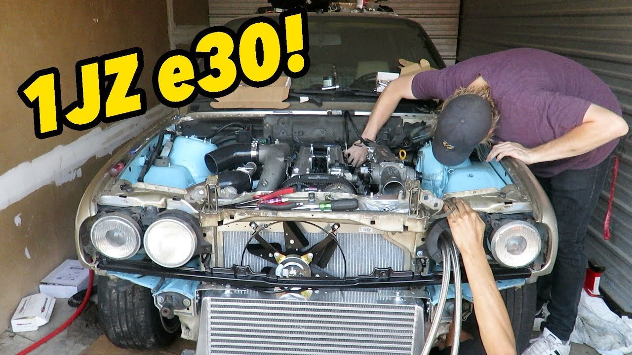 Installing Wiring Harness on 1JZ BMW e30! - YouTube