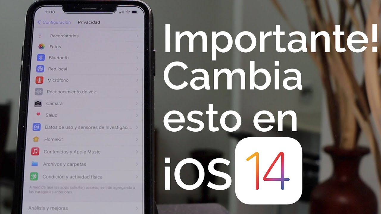 iOS 14 | DEBES CAMBIAR ESTOS AJUSTES EN TU IPHONE - YouTube