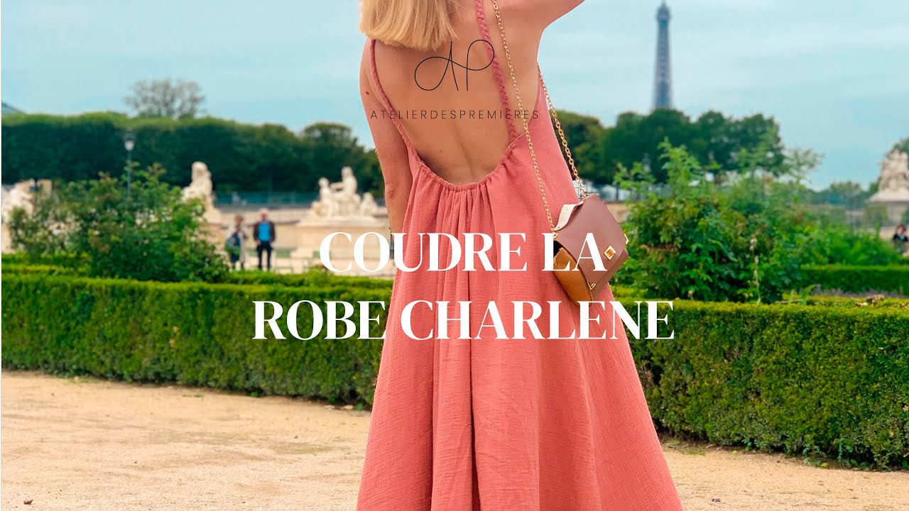 Tuto couture Charlène - coudre une robe à encolure américaine et dos nu