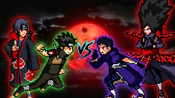 Itachi S1 OP & Shisui OP VS Obito OP (all form) & Madara Uchiha OP in Jump Force Mugen😱