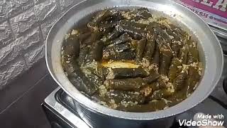 محشي ورق عنب بطريقة حلوة جدا