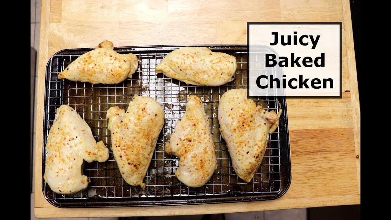 How To Bake Juicy Chicken Breasts For Now And Later YouTube