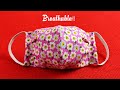 Super Easy Face Mask Sewing Tutorial - How To Make Easy Face Mask At Home - DIY Cloth Face Mask