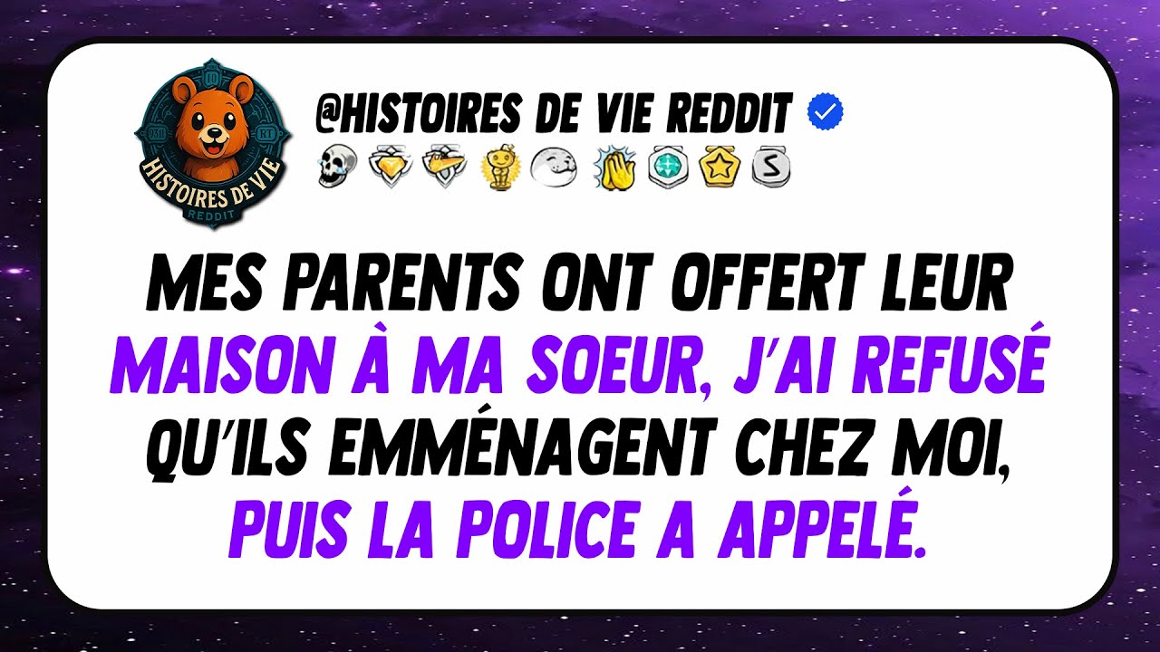Mes parents ont offert leur maison à ma sœur, j’ai refusé qu’ils emménagent chez moi, puis la...
