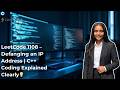 LeetCode 1108 : Defanging an IP Address | Live Coding C++ | Step-by-Step Explanation 💯