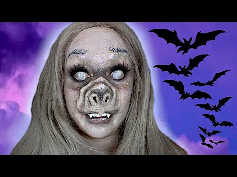 CREEPY CUTE BAT GIRL MAKEUP TUTORIAL!