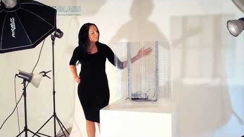 Advertising Glass 80% Transparent LED signage.... creates stunning window displays