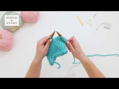 WORKING INTO THE BACK LOOP - KNITTING TUTORIAL